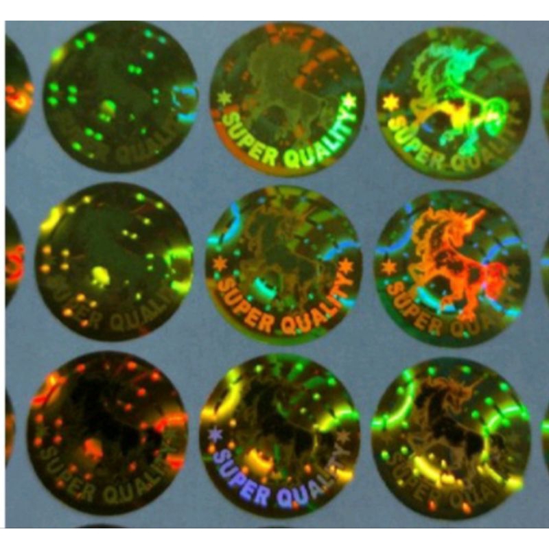 

stiker hologram original super quality motif kuda