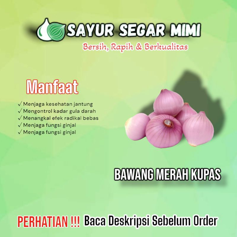 

Bawang Merah Kupas - Sᴀʏᴜʀ Sᴇɢᴀʀ ♏ɪᴍɪ