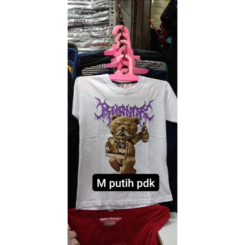 BISA COD kaos anak bear series putih / baju kids best seller