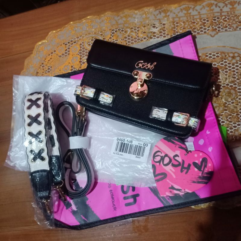 Tas gosh art 508 gosh sabuk hitam Preloved
