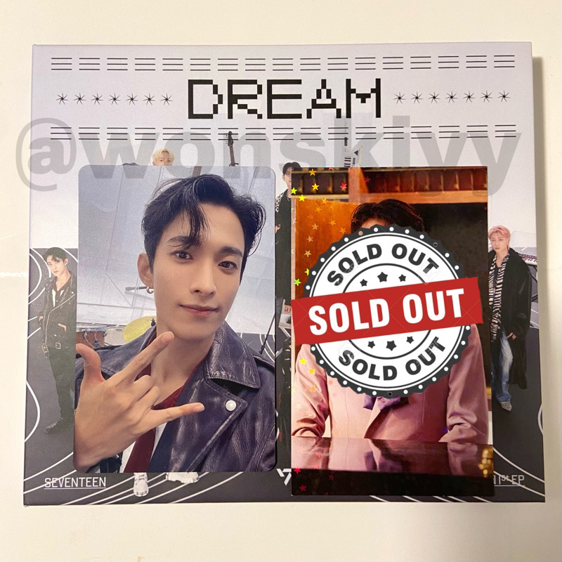 SEVENTEEN DREAM LIM A HMV LUCKY DRAW