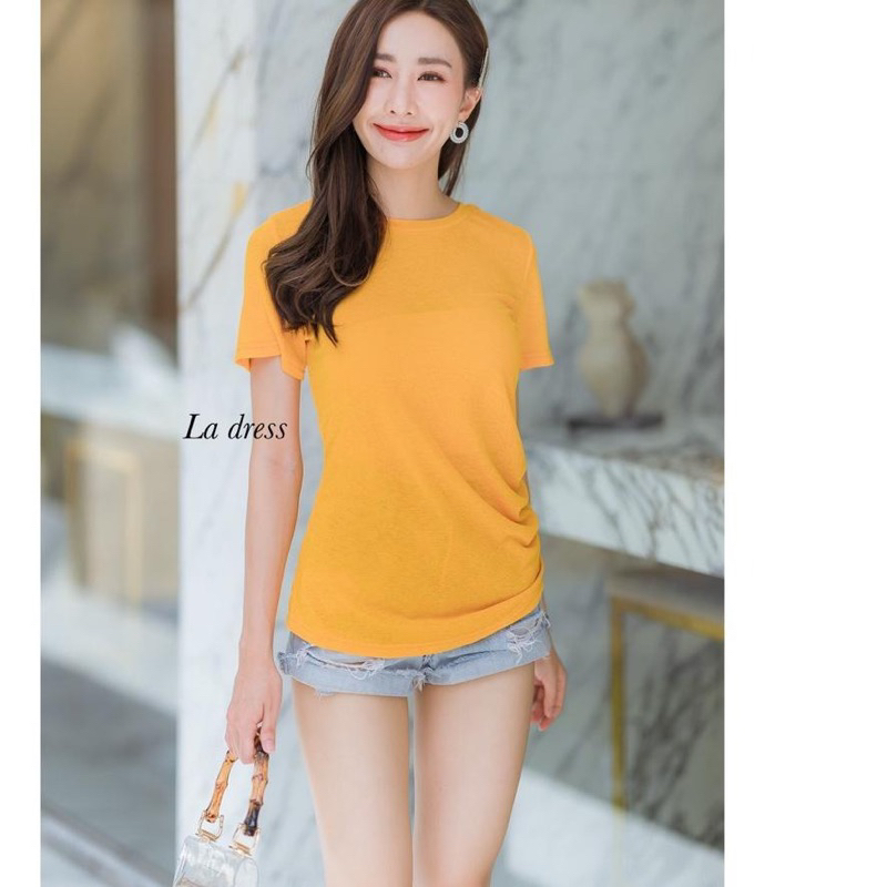 ATASAN LA DRESS MODEL KERUT SAMPING KAOS IMPORT BANGKOK (BJLD9815)