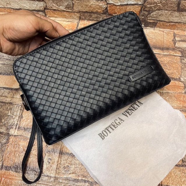 Clutch Bag Tas Tangan Anyaman BV kulit Sapi tas Handbag pria/Wanita