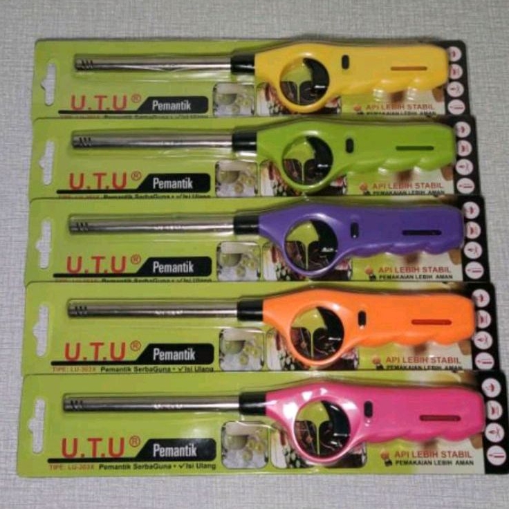 Pematik Gas   Korek Api Gas  Mancis  Ligther