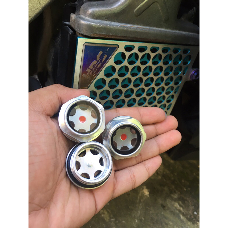 Tutup filter oli transparan Honda Vario Beat spacy PCX ADV dll