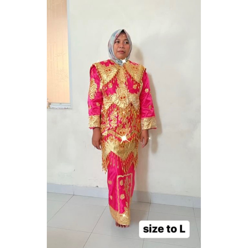 Pengantin Minang baju pengantin minang fusia