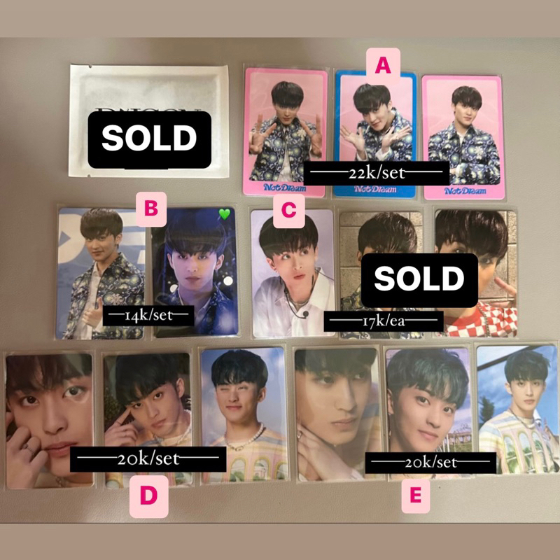 SHARING DICON 102 MEMBER MARK SET NCT DREAM & TAEYONG NCT 127