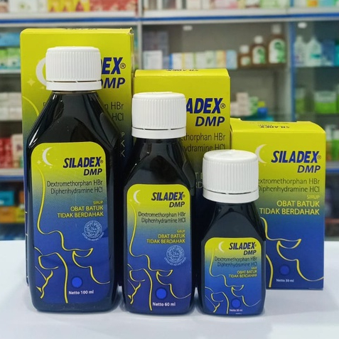 Siladex Batuk Tidak Berdahak DMP Kuning 30 ml 60 ml 100 ml