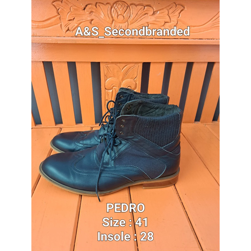 SEPATU BOOTS PEDRO SECOND BRANDED ORI/ SEPATU PEDRO ORI