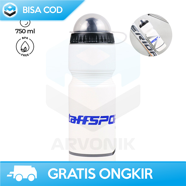 BOTOL AIR MINUM OLAHRAGA BOTOL SEPEDA 750ML TAFFSPORT PREMIUM QUALITY