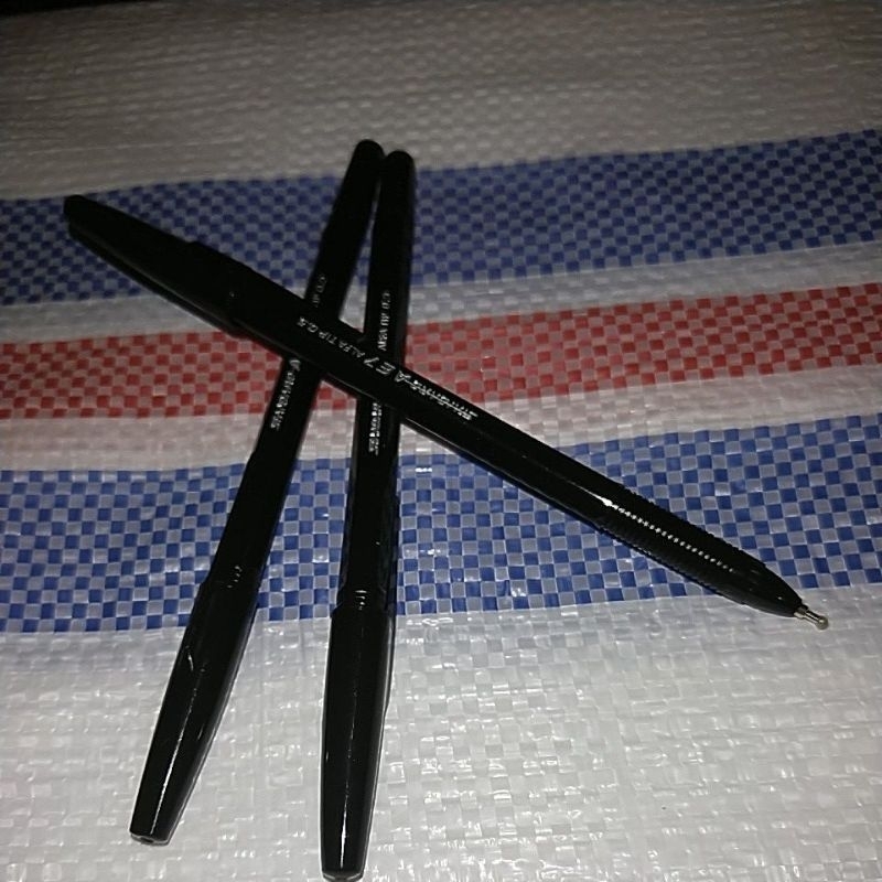 Isi 3 pcs pulpen standard AE7 alfa tip 0.5 hitam