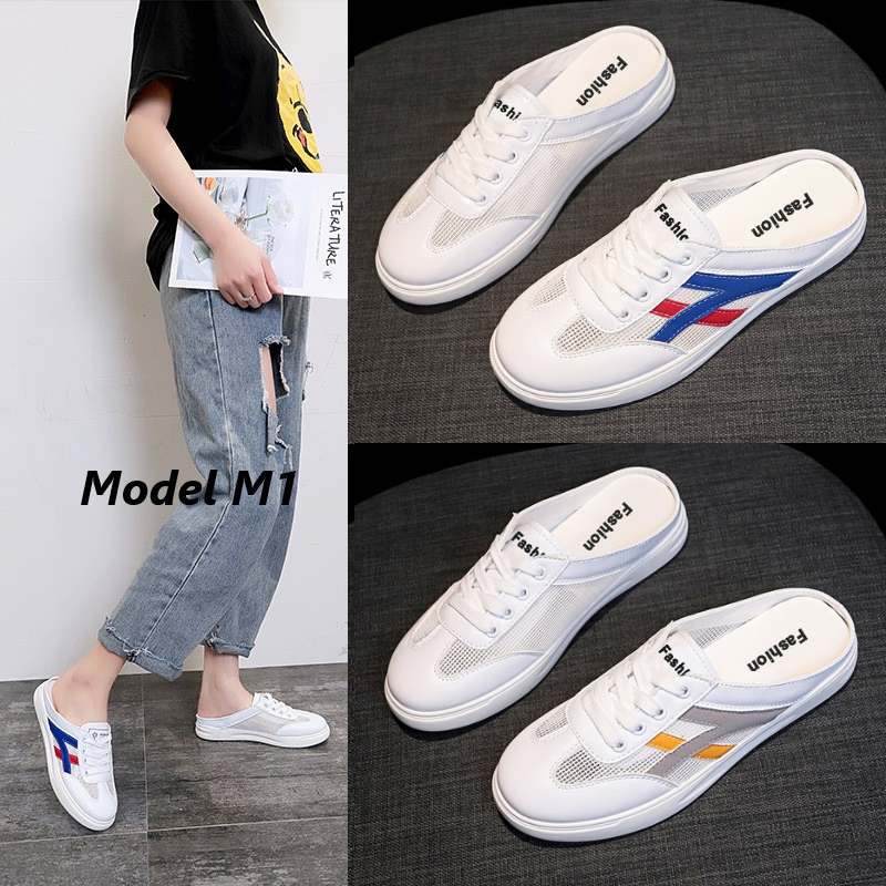 Sandal Sepatu Wanita Korea Fashion Perempuan Sendal Import Cewek Original Pesta Murah SD-035