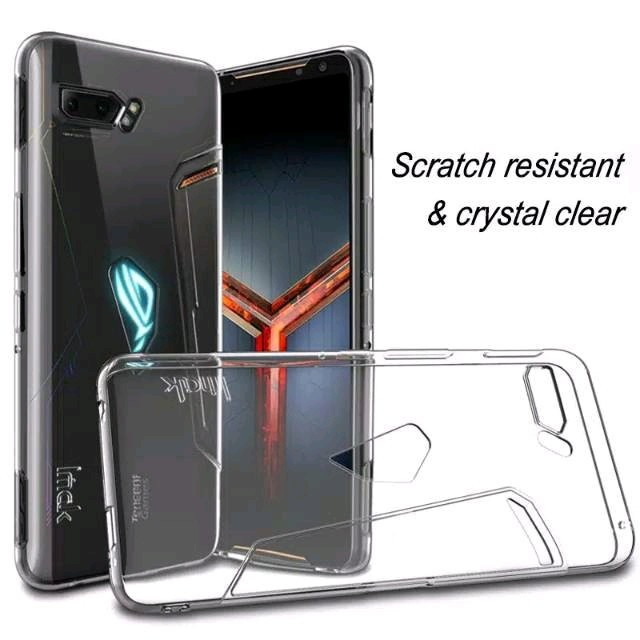 Asus ROG 2 ROG 3 ROG 5 ROG 5s Softcase Bening Cover Clear Case Silikon Soft Case Transparan ROG Phon