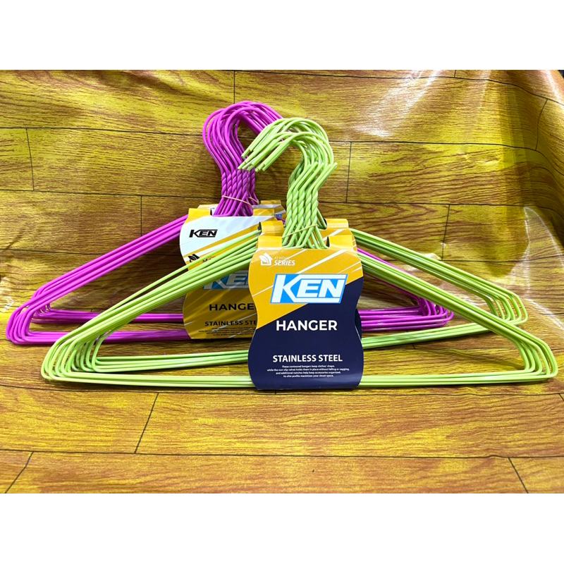 hanger ken tebal warna kawat cantik