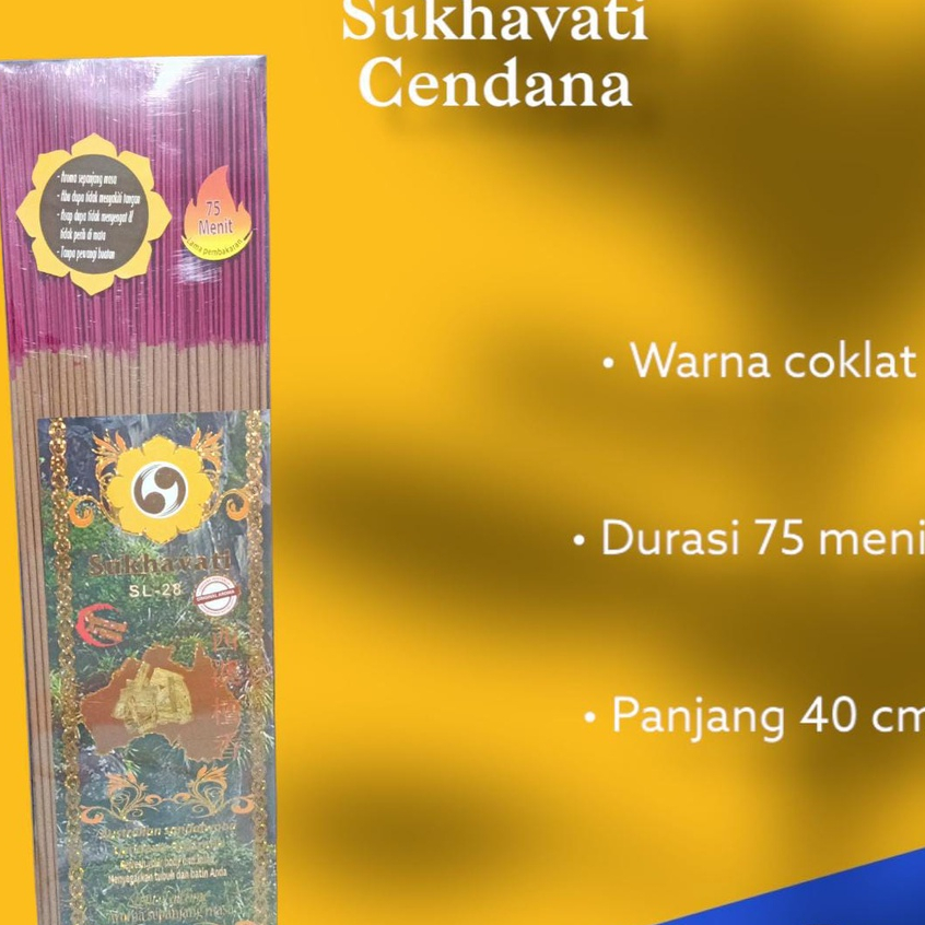 Dupa Cendana Sukhavati Mika Coklat Hio Australian Sandalwood Dengan Batang Kecil