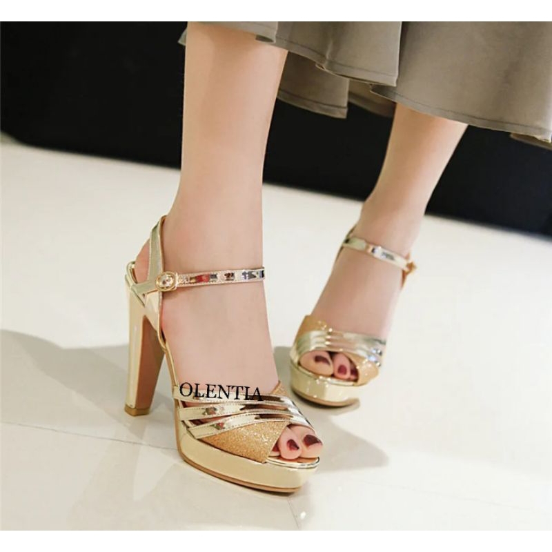 Sendal Wanita Heels 9cm IW 06