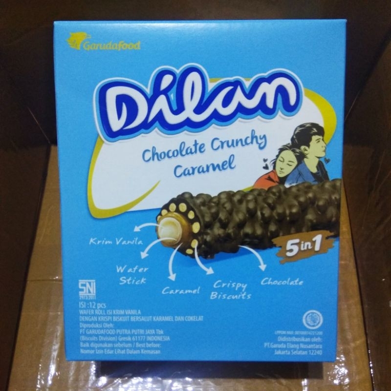 

cokelat coklat dilan chocolate crunchy caramel