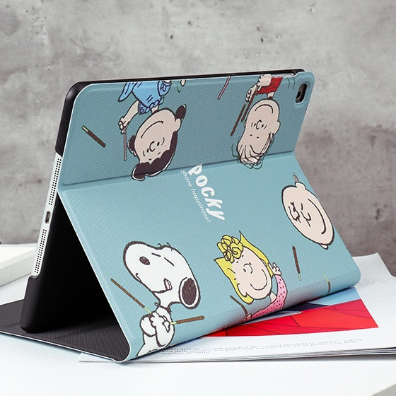 Case Transparan Cartoon Pocky Untuk iPAD Mini 5 6 8 / Air 2-3 / Mini 1 2 3 4 5 / Pro 10.5 10.2 9.7 / Mini 4 5 2017 2018 2019