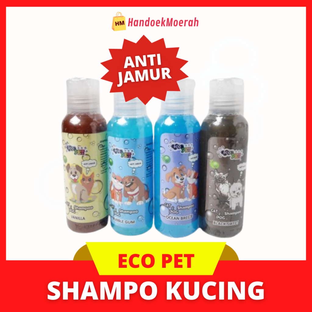 Eco Pet 100ml / Shampo Anti Jamur Kucing &amp; Anjing Murah