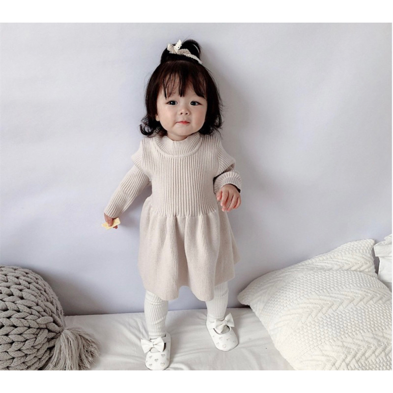 Knit dress anak perempuan