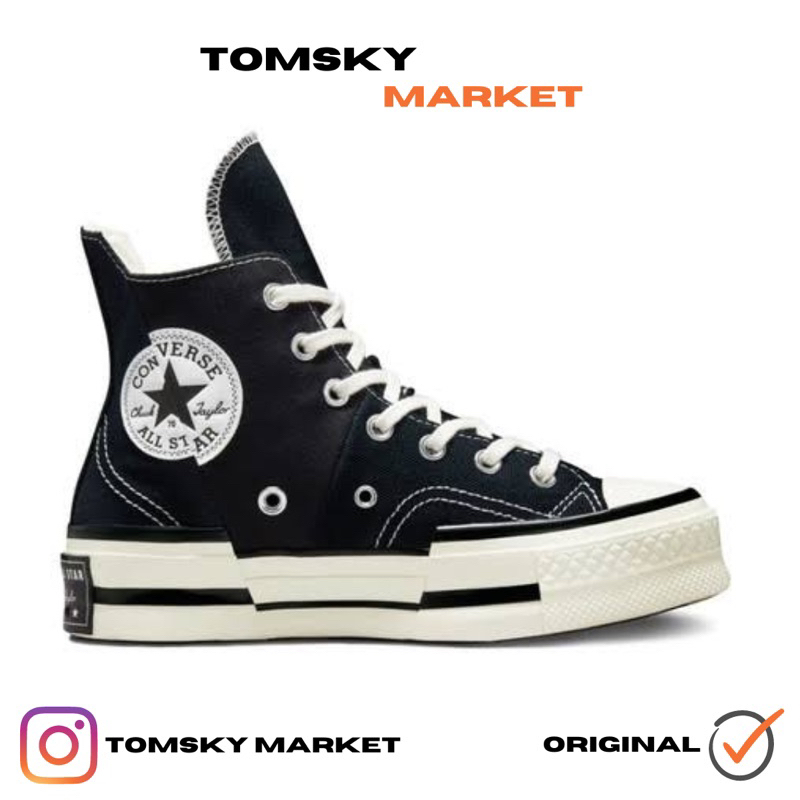 Converse Chuck Taylor High 70s Plus Black Egret Original