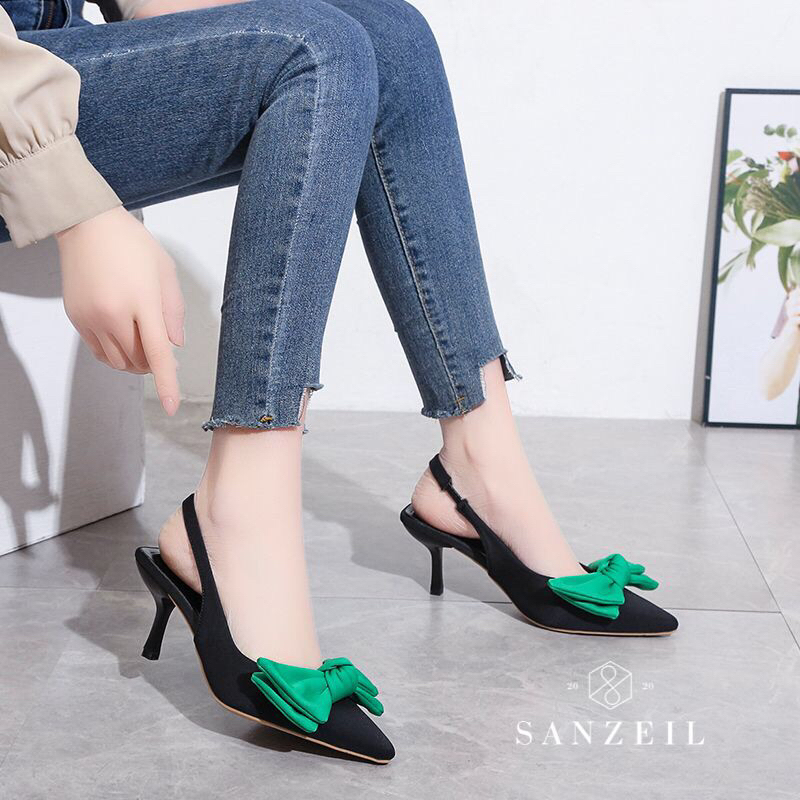 SG8191 syafniegalery sanzeil reina heels import murah sepatu kerja wanita