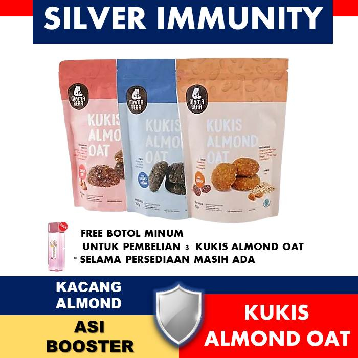 MAMABEAR KUKIS ALMOND OAT PELANCAR ASI BOOSTER