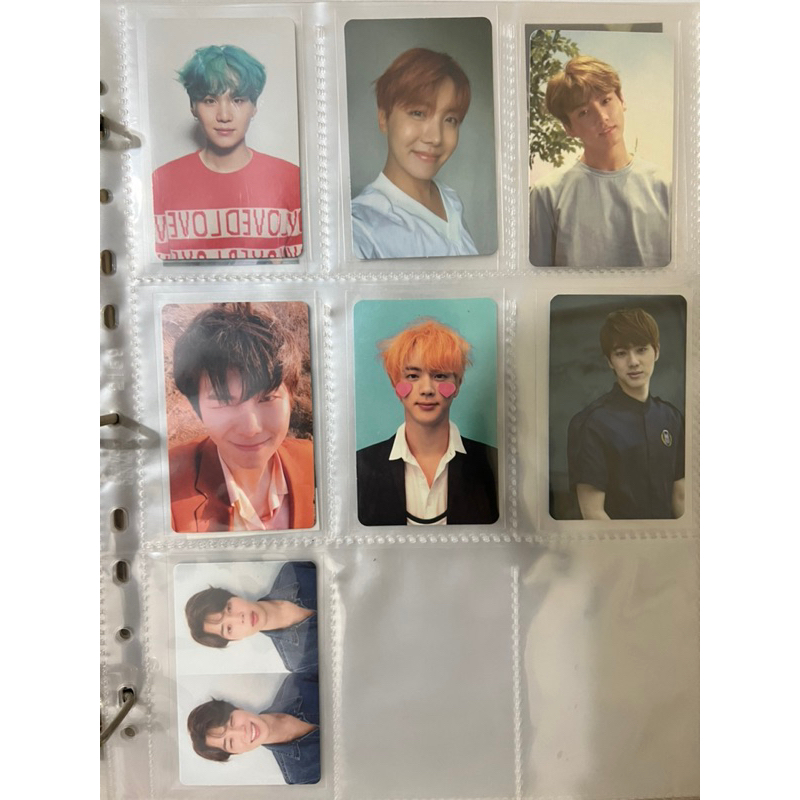 Photocard official bts ly, orul