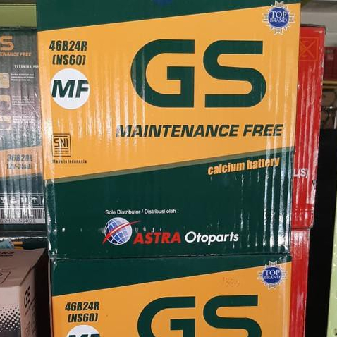 Aki GS NS60 Avanza Hilux Rush Starlet Feroza Terios Xenia APV Escudo Esteem Vitara Maven Mobil Kerin