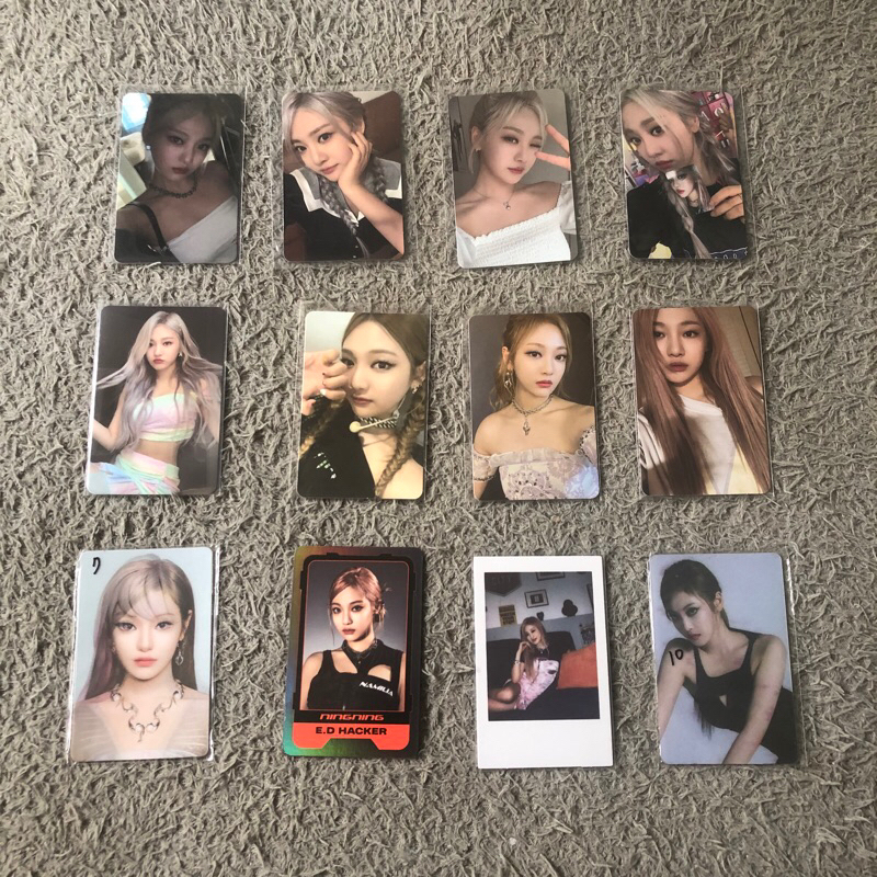 photocard pc ningning girls savage era lenti pola photopack kepang maung
