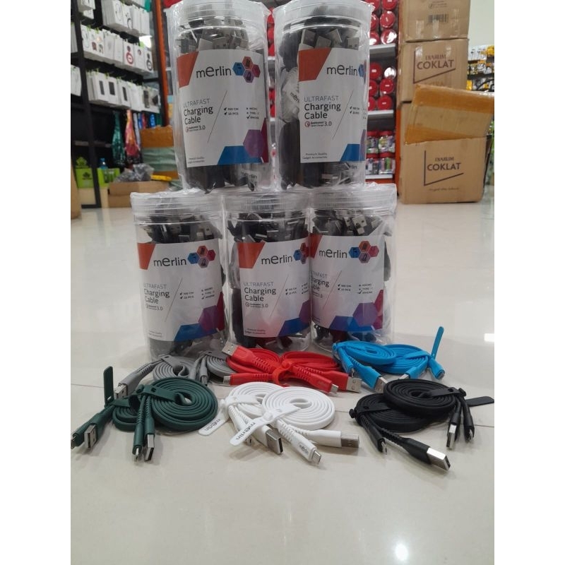 Kabel USB Jelly  UltraFAST Charging Cable Merlin 100Cm