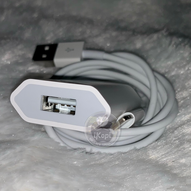 Charger sepaket adaptor kabel usb to lightning 8 pin iPhone 14 13 12 11 pro se max mini xs max xr x 