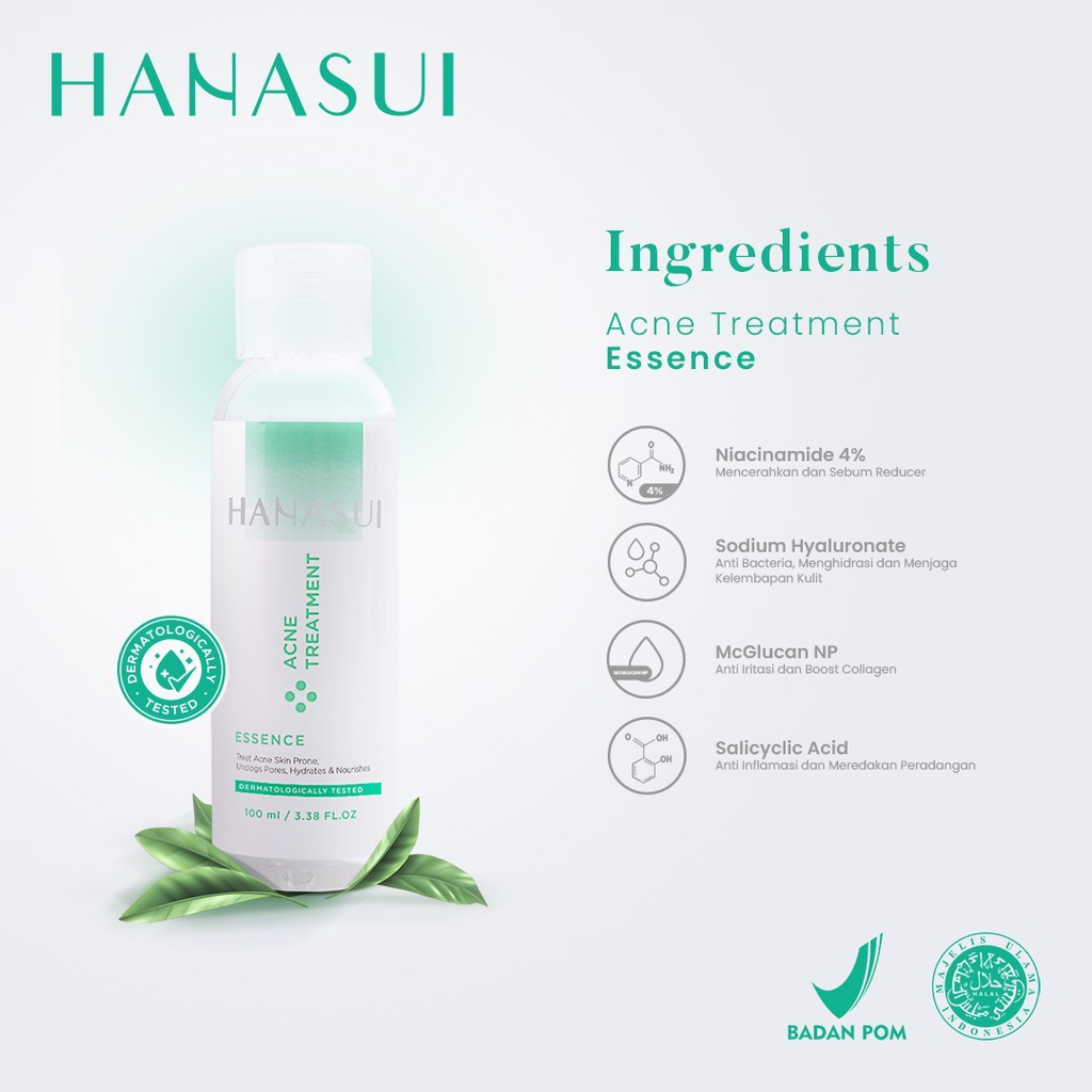 HANASUI Acne Treatment | Flawless Glow 10 Series | Acne Spot | Night Day Cream | Essence | Skincare Skin | Day Cream | Toner hanasui face skincare