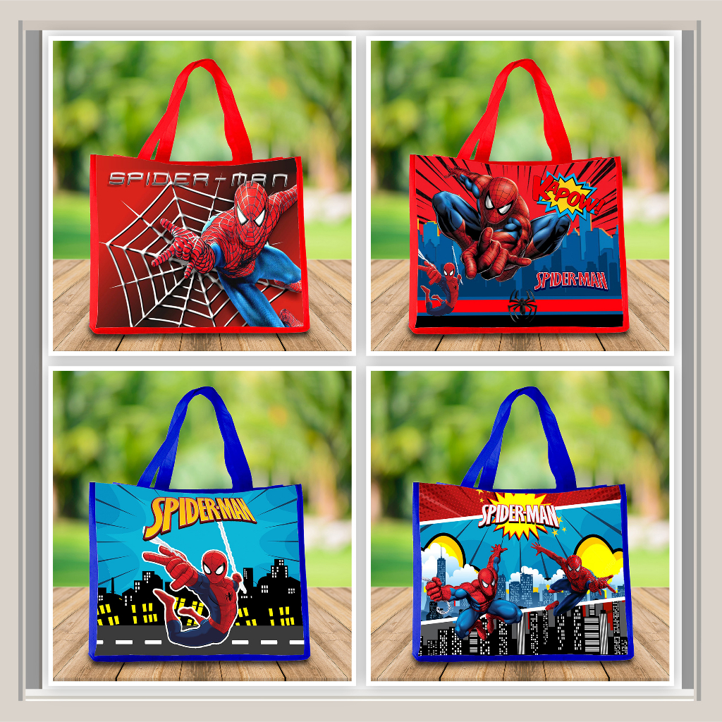 

Tas Ultah Ready Stok Landscape / Tas Ulang Tahun / Goodie Bag SPIDERMAN