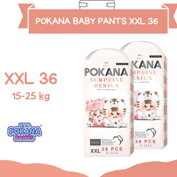 Pempers POKANA PANTS XXL 36 POPOK BAYI