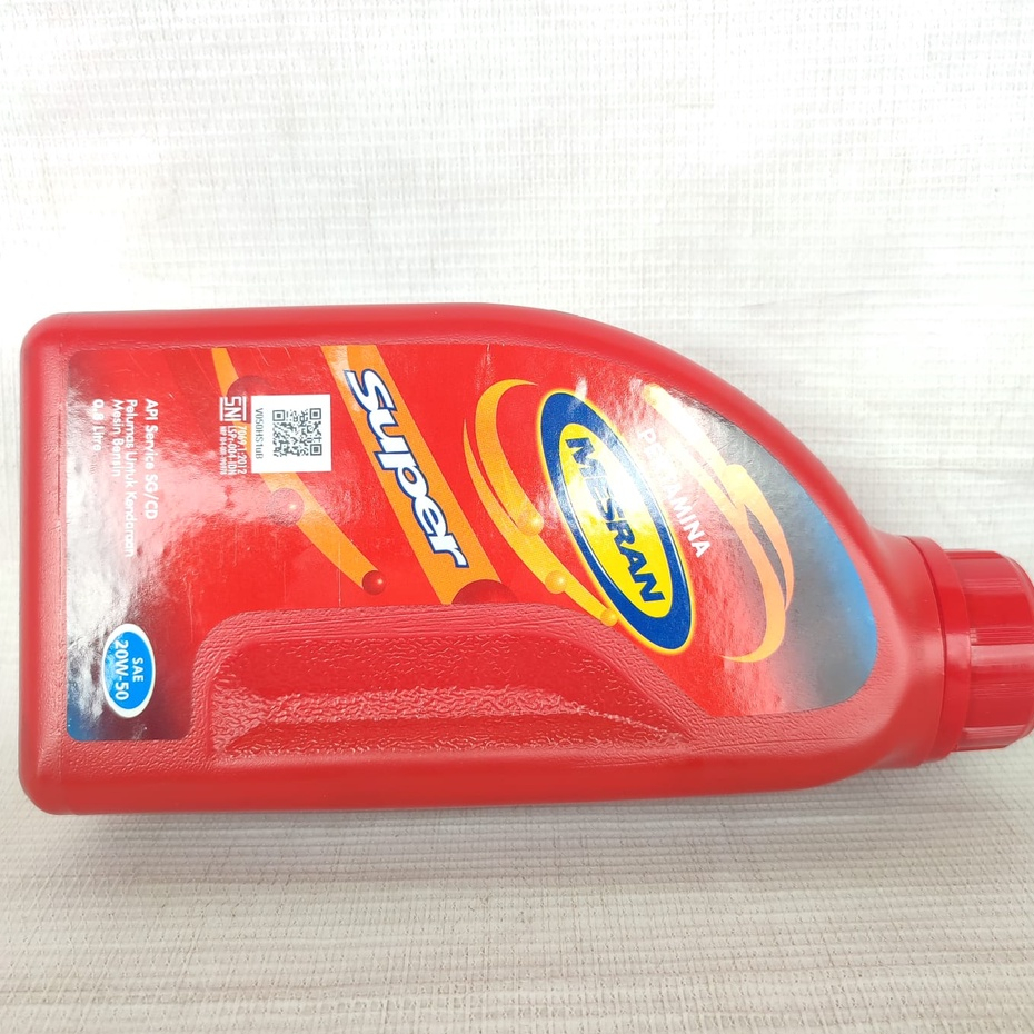 OLI MESRAN SUPER PERTAMINA 20W-50 0.8 LITER