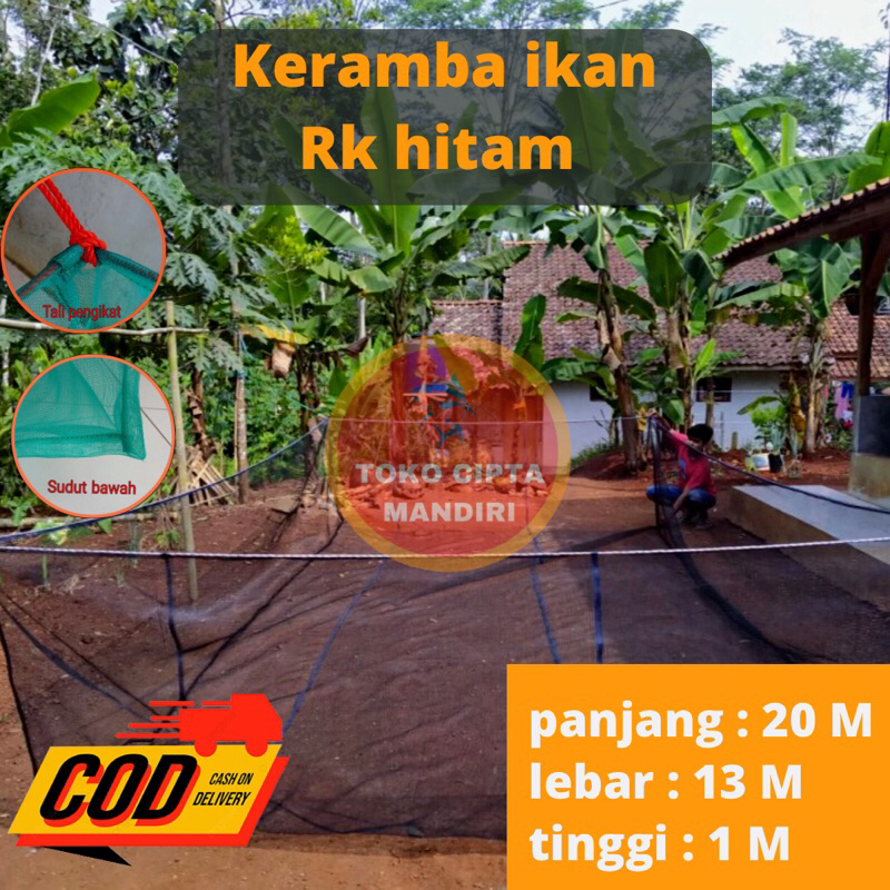 keramba ikan 3,5x2,5x1 keramba ikan kecil keramba ikan besar keramba jaring apung keramba rk hitam k