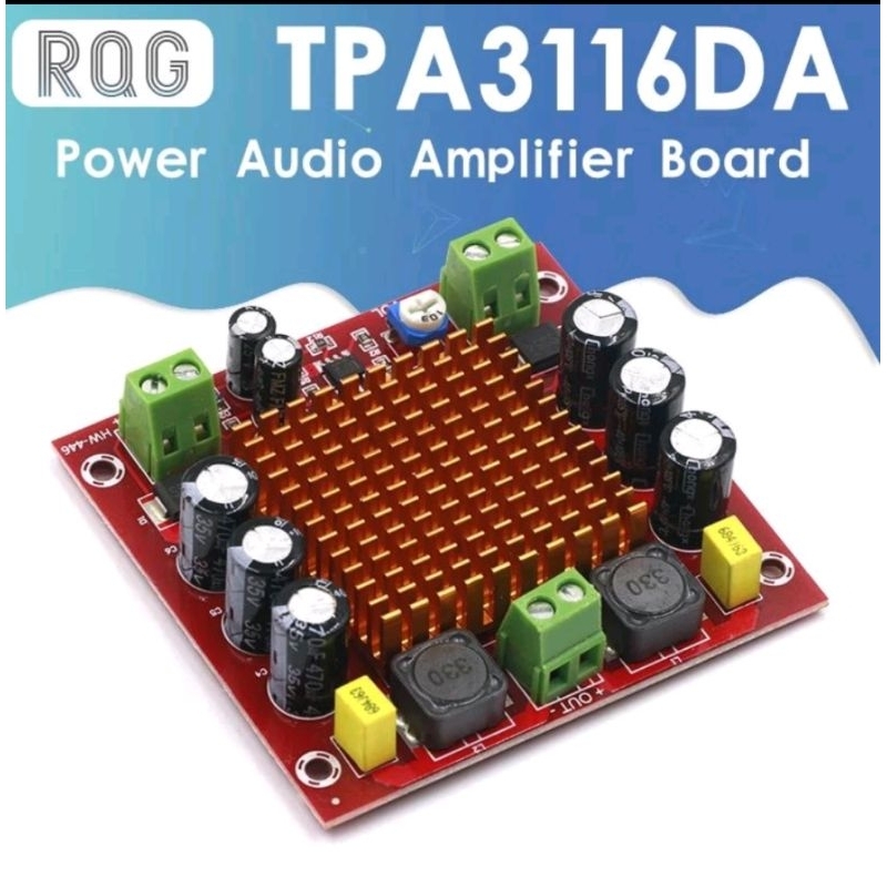 XH-544 150W MONO SUBWOOFER POWER AMPLIFIER CLASS D TPA3116 D2 12-24V