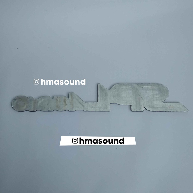 Emblem Logo Merk SPL Audio Besar