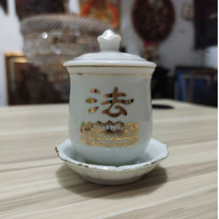 Cangkir Puja Sembayang Keramik Kuno Jadul Antik