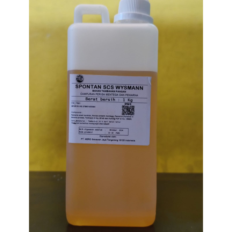 

spontan scs wisman/butter kemasan 1kg