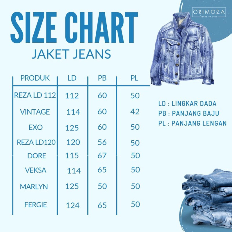 Vintage Baggy Jaket Jeans oversize wanita