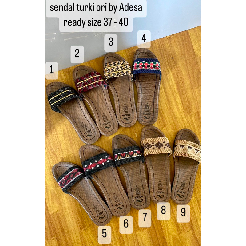 sendal turki ori adesa