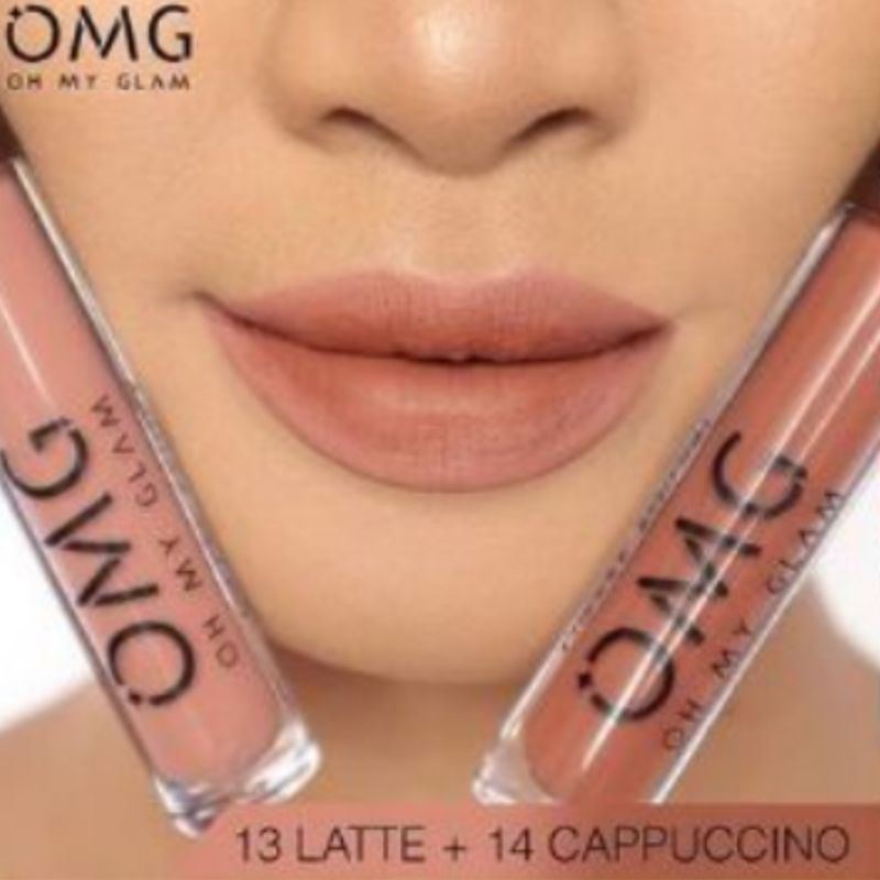 Paket Ombre Lips OMG | Lipcream OMG Ombre Coffee Edition| Lipcream OMG | Ombre OMG Lip Cream | Ombre Lips-Ombre 13+14
