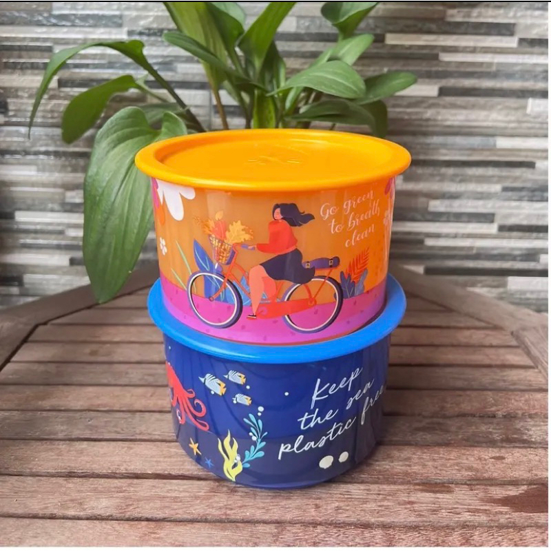 LIFESTYLE CANISTER TUPPERWARE/ paket set (2)