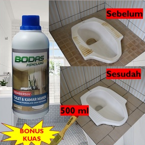 BODAS PEMBERSIH KERAK TOILET/WC/LANTAI KAMAR MANDI SUPER BADAS 500Ml