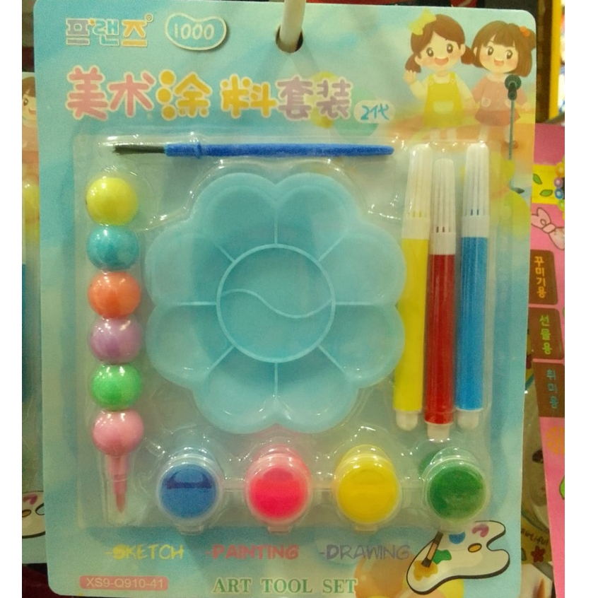 

MR DIY Perlengkapan Melukis dan Cat Warna Mainan Anak - KADO/Hadiah