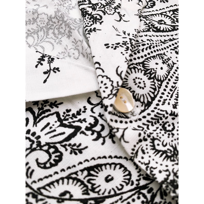 White Paisley Shirt