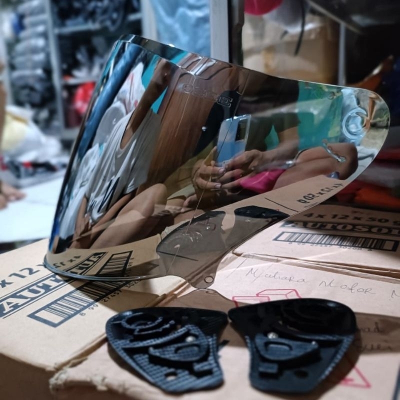 FLAT VISOR VENOM OSBE | HELM KYT KYOYO - INK DYNAMIC | + RACHET