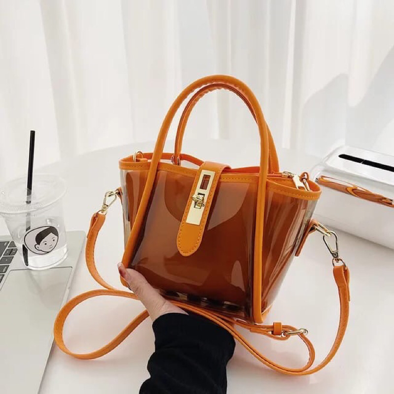 Tas Selempang transparan Tas selempang wanita Tas kondangan Tas kenian